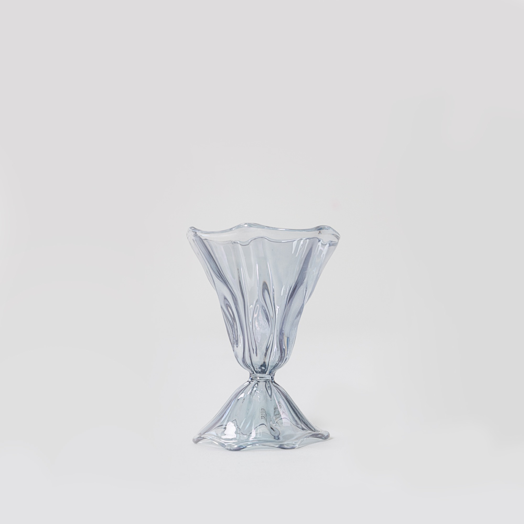 Des Pots Goblet Of Glass - Blue 12cm