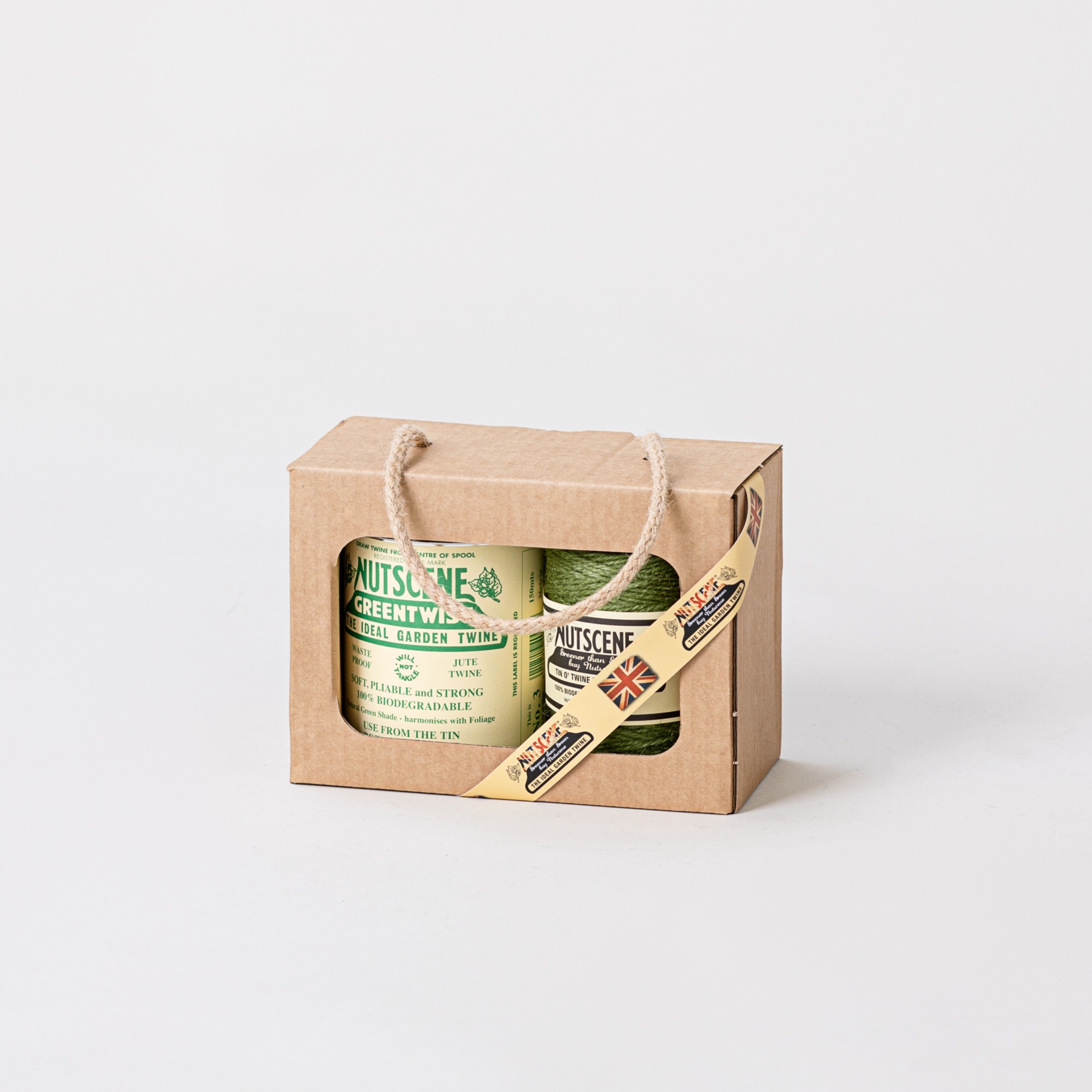 Nutscene Tin of Twine Gift Pack - Green
