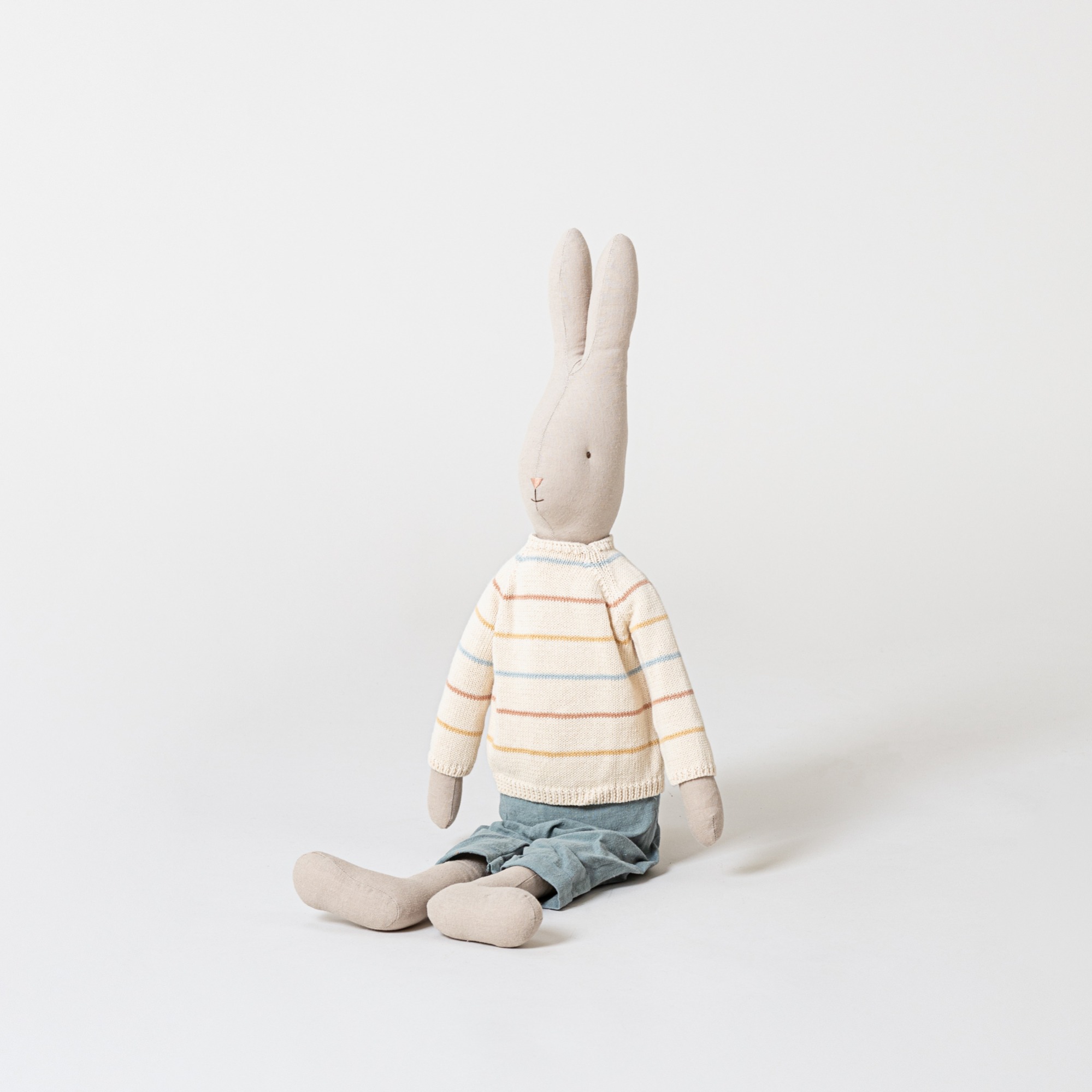 Maileg Rabbit Size 5 - Pants And Knitted Sweater