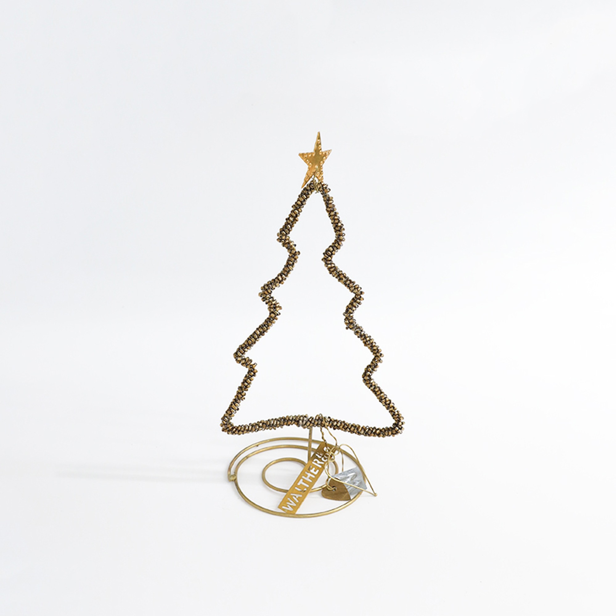 WALTHER&amp;CO Deco Natures Gold Christmas Tree