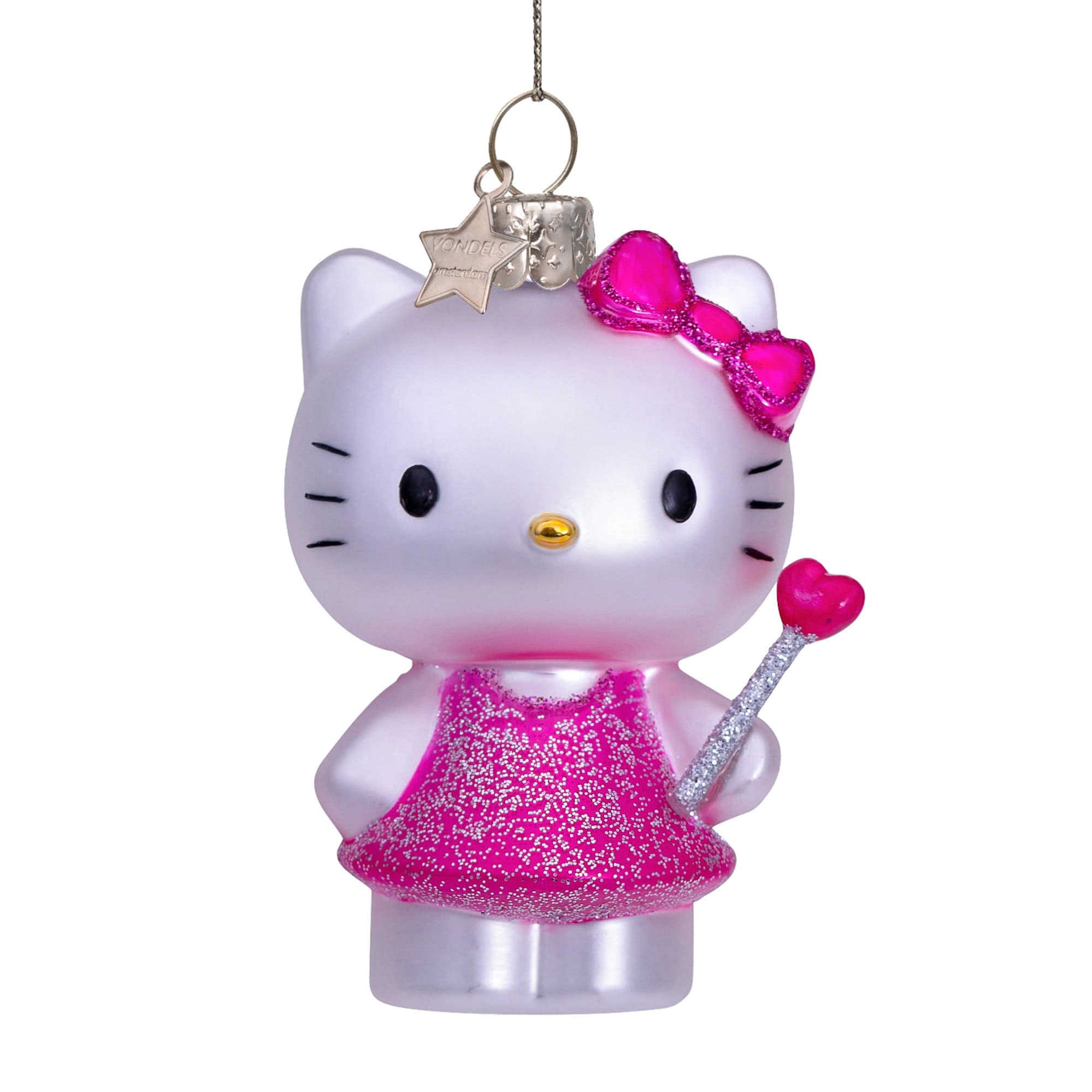 VONDELS Ornament Glass Hello Kitty with Magic Wand