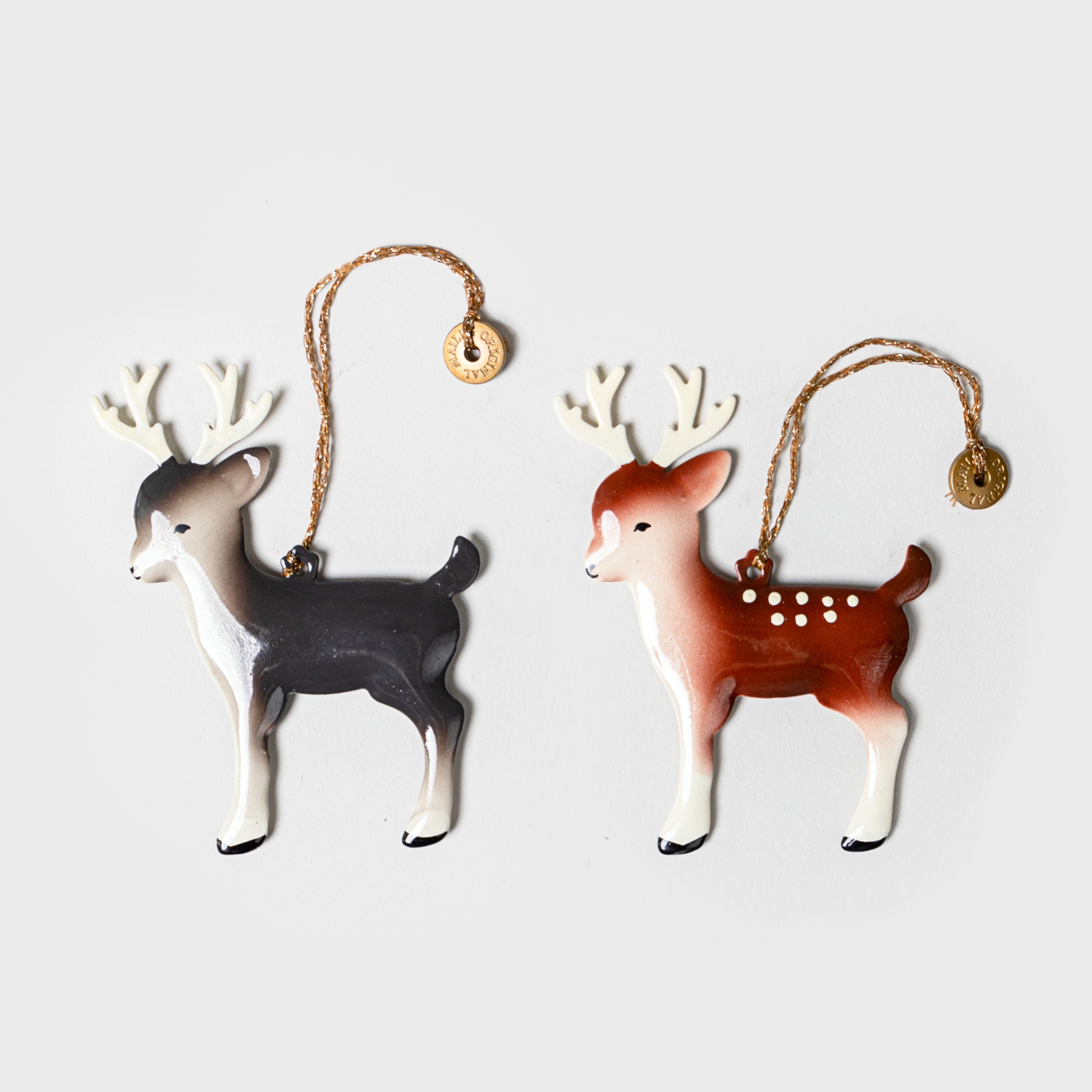 MAILEG Metal Ornament, Bambi 2 ass.