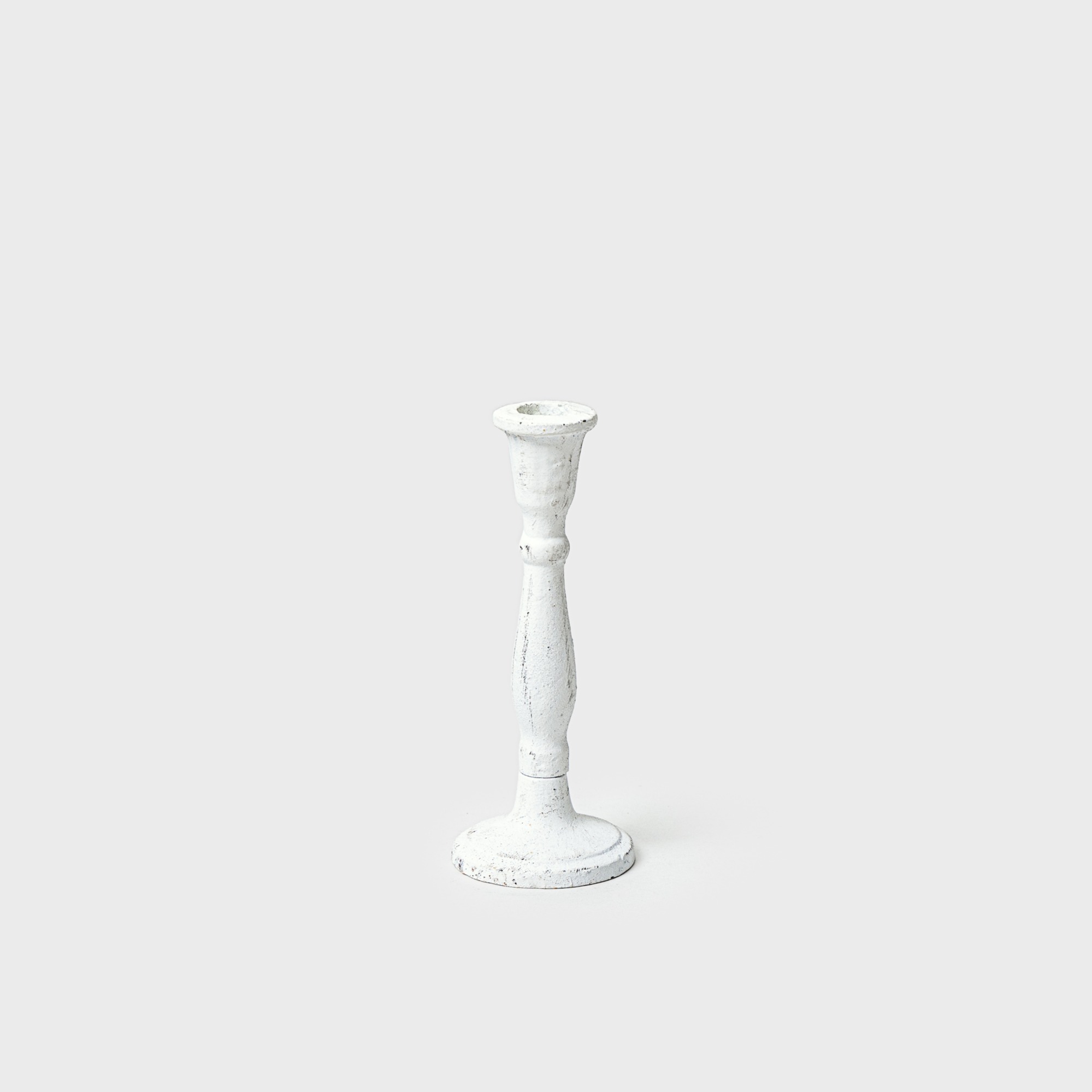 Affari of Sweden NERO Candle Holder, White - Round Foot Slim