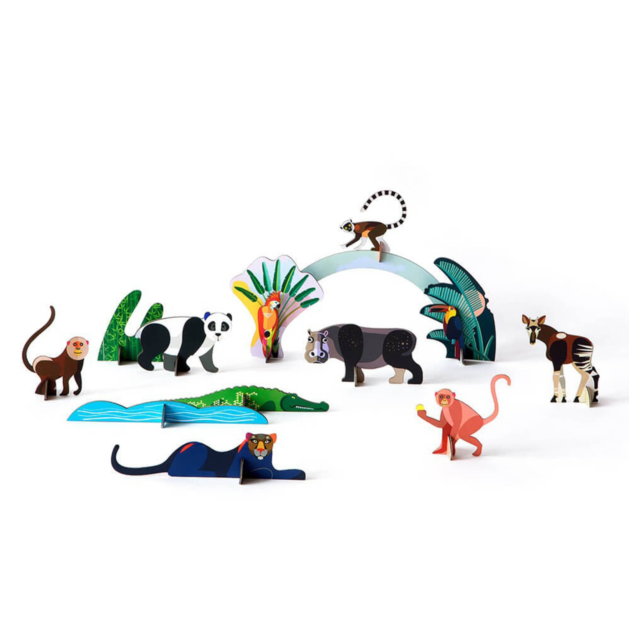 Studio Roof Pop-Out Play - Jungle Animals 1