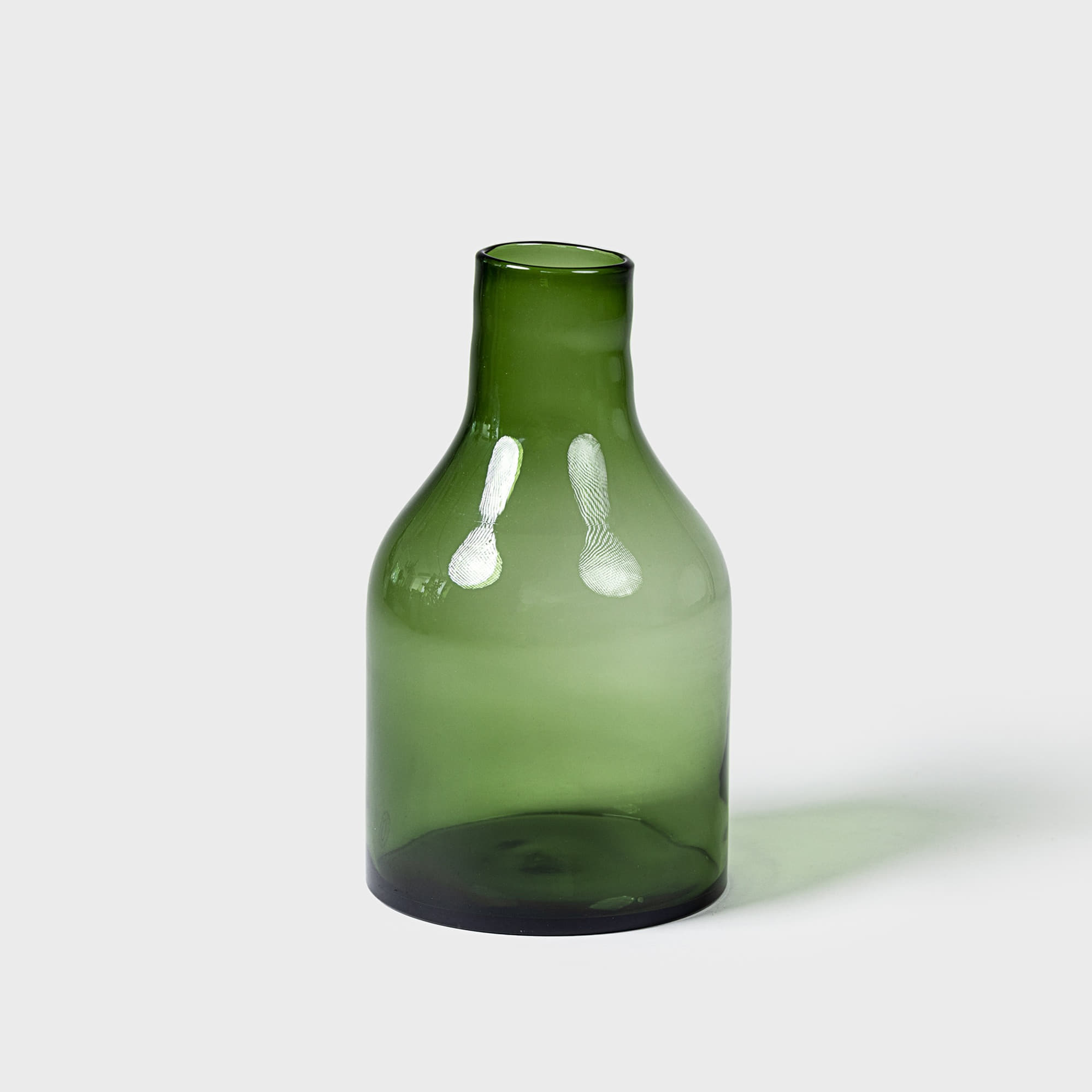 Hübsch Wine Vase Glass Green L