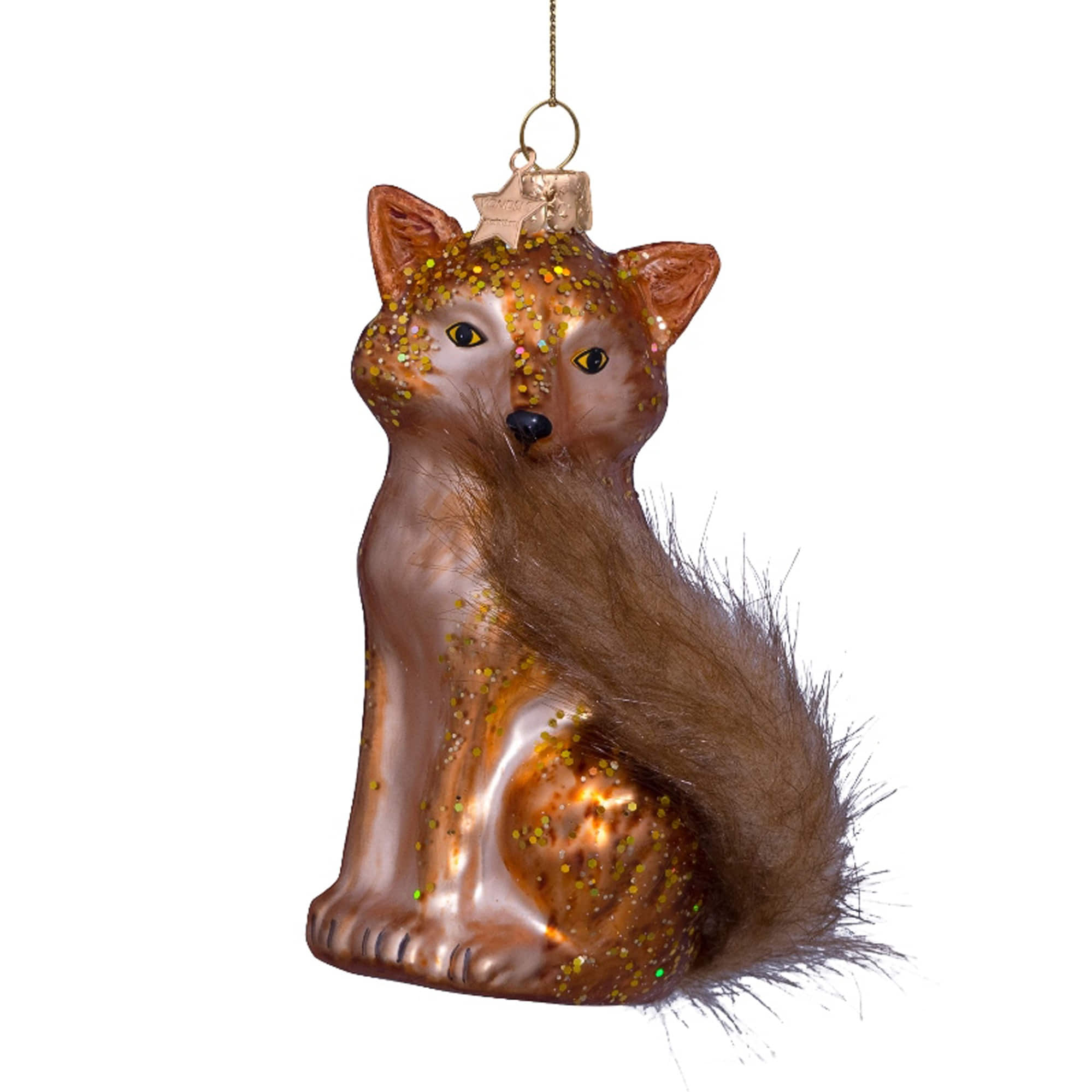 VONDELS Ornament Glass Fox with Tail