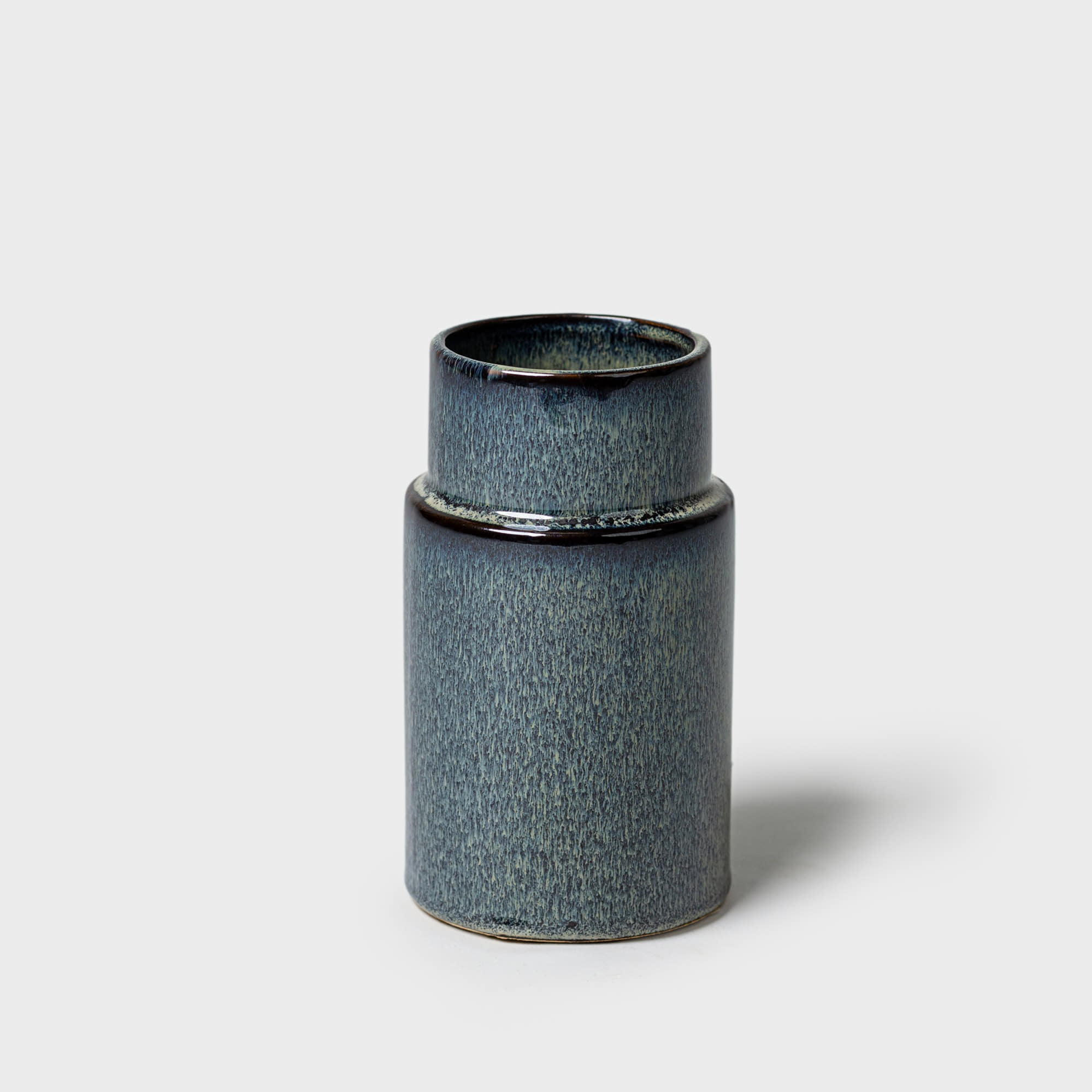 HÜBSCH Vase Ceramics Blue