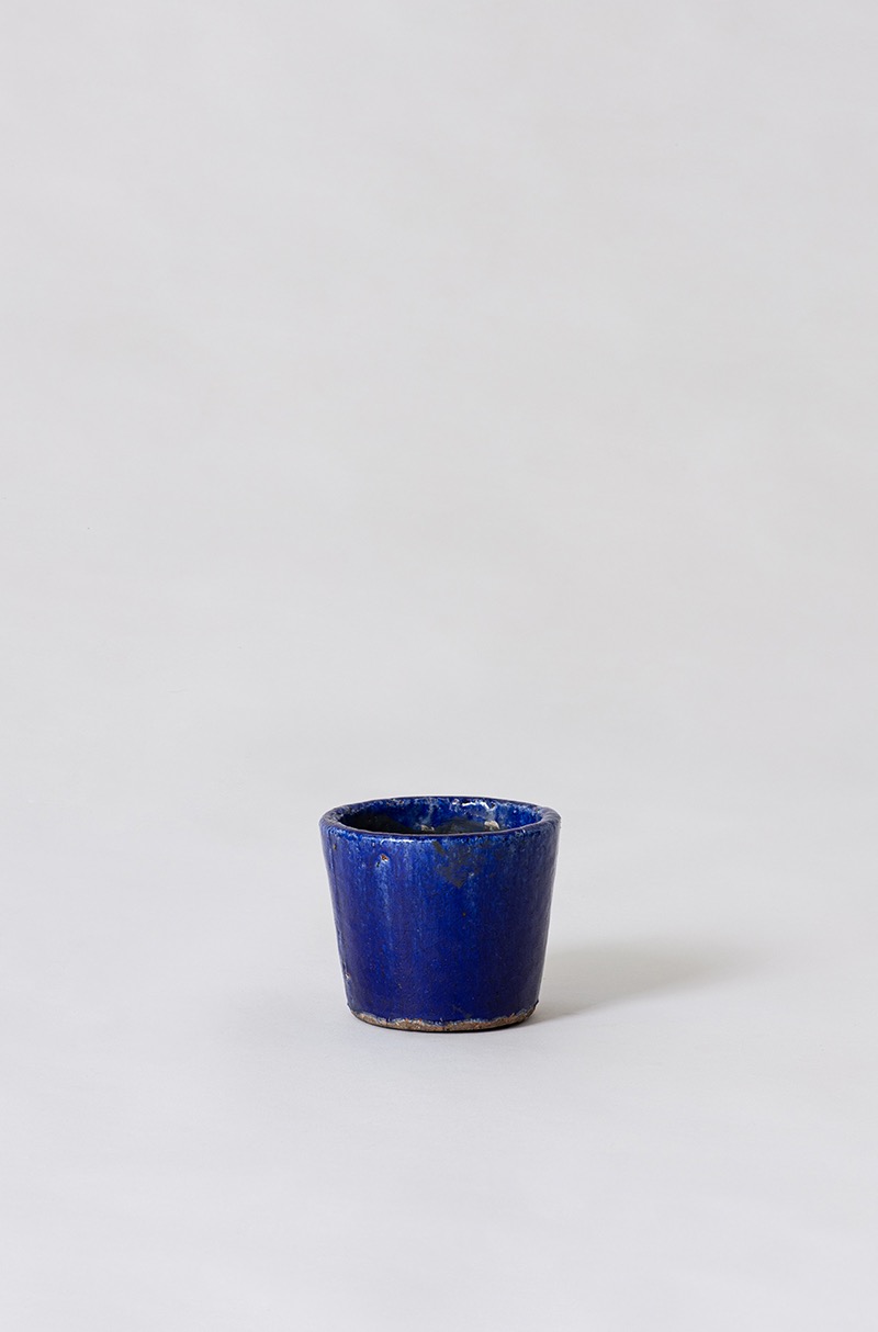 SERAX Pot conic klein blue S