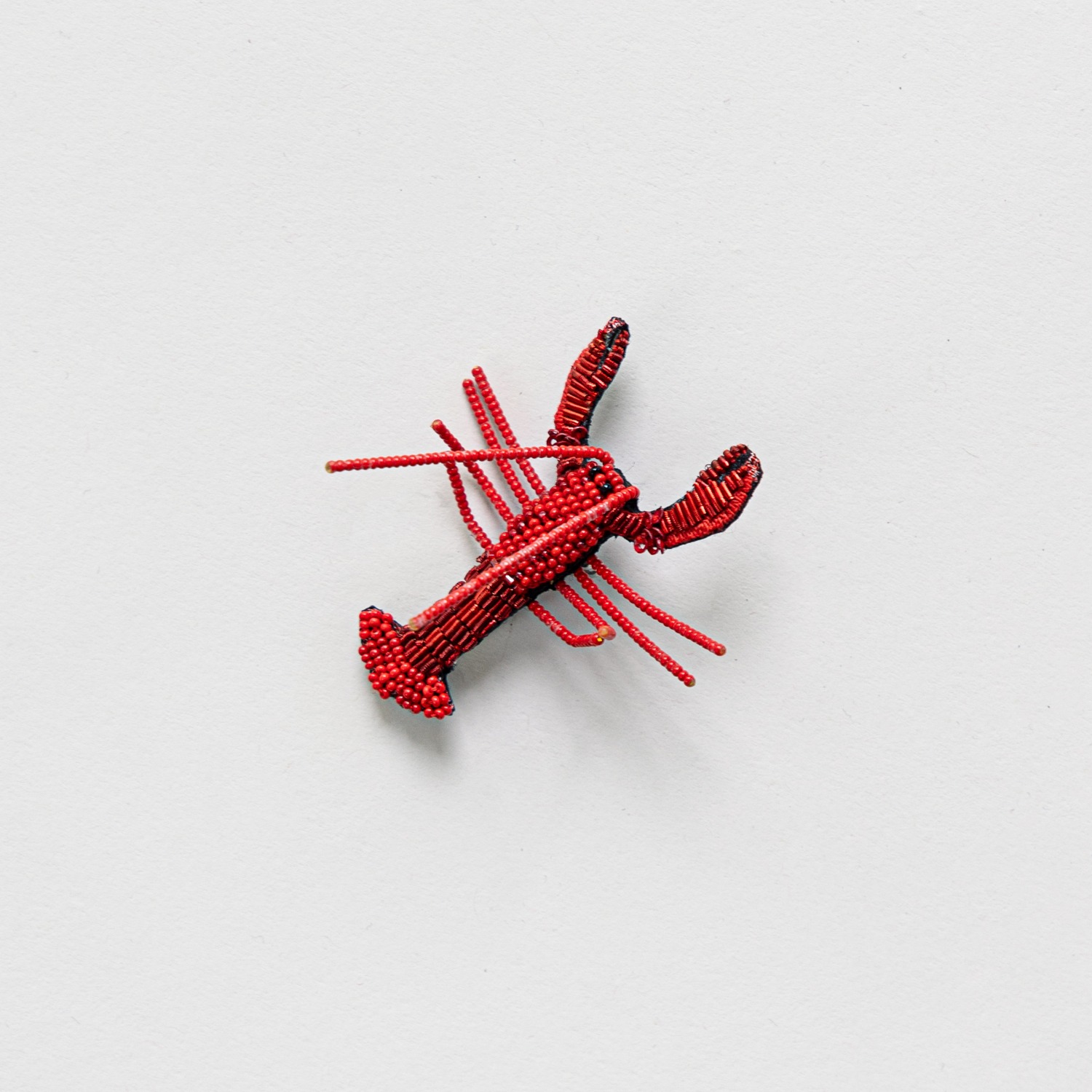 TROVELORE Red Lobster Brooch Pin