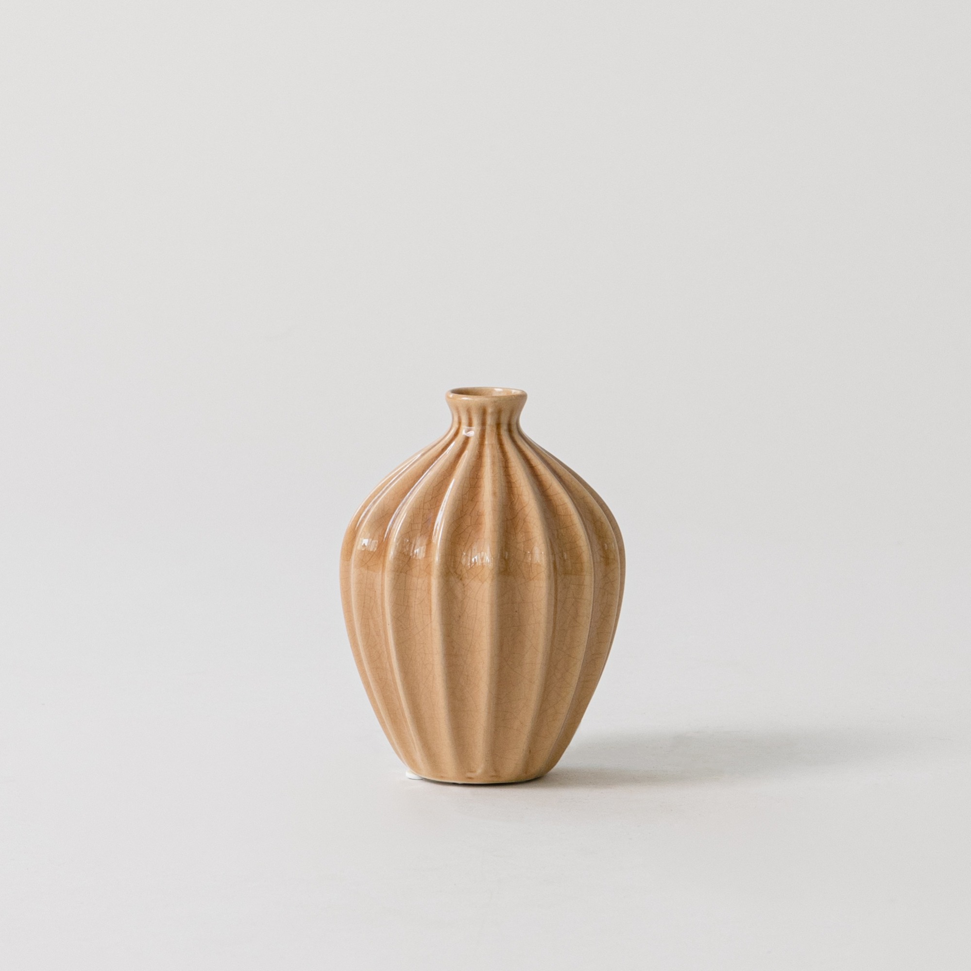 Broste Vase Amalie Ceramic -  Sand S