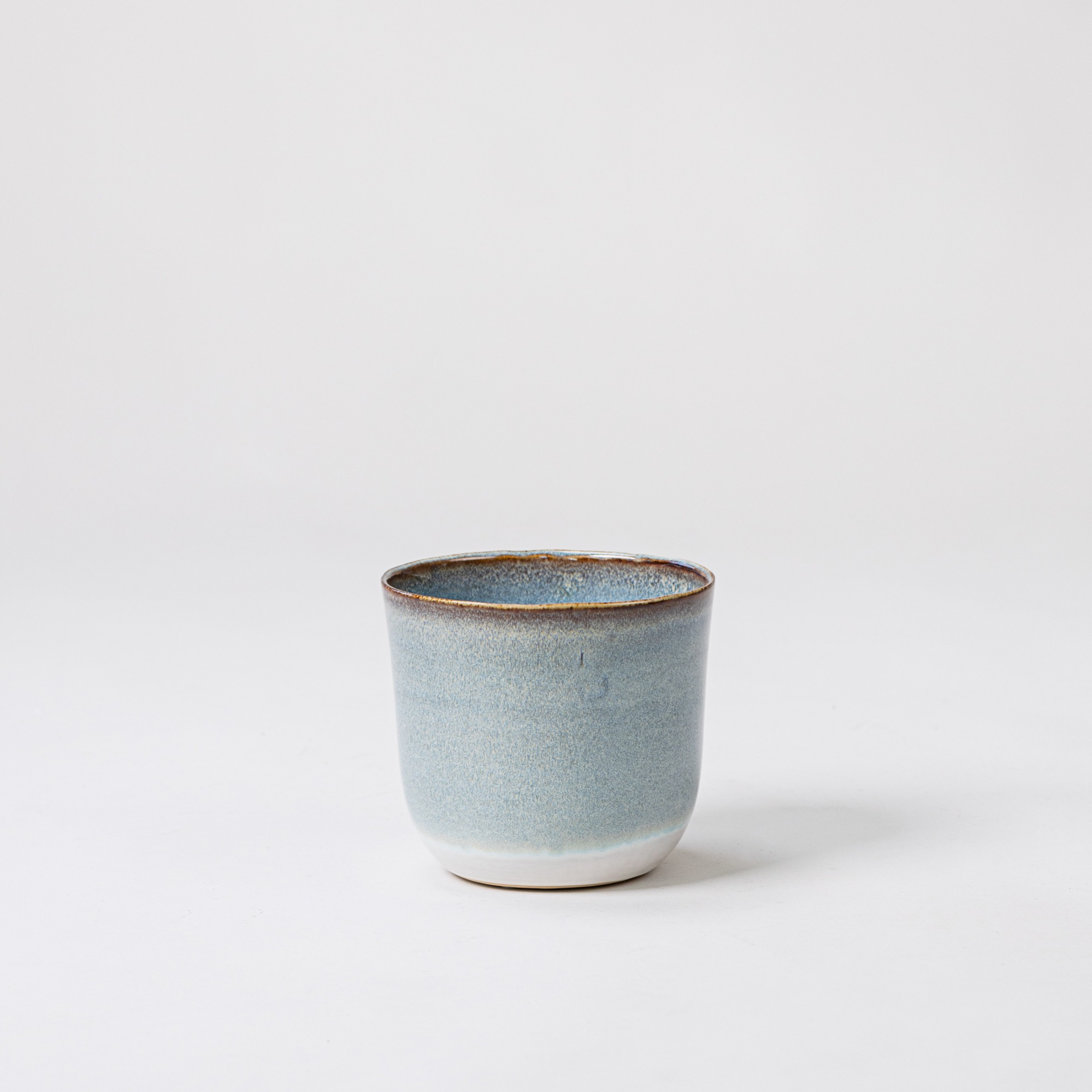 Hübsch Pot Ceramics - Blue / White