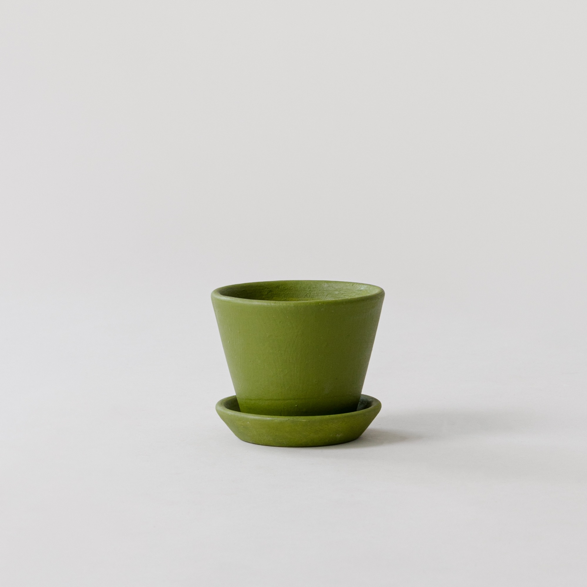 Serax Marie Pot + Plate - Green S