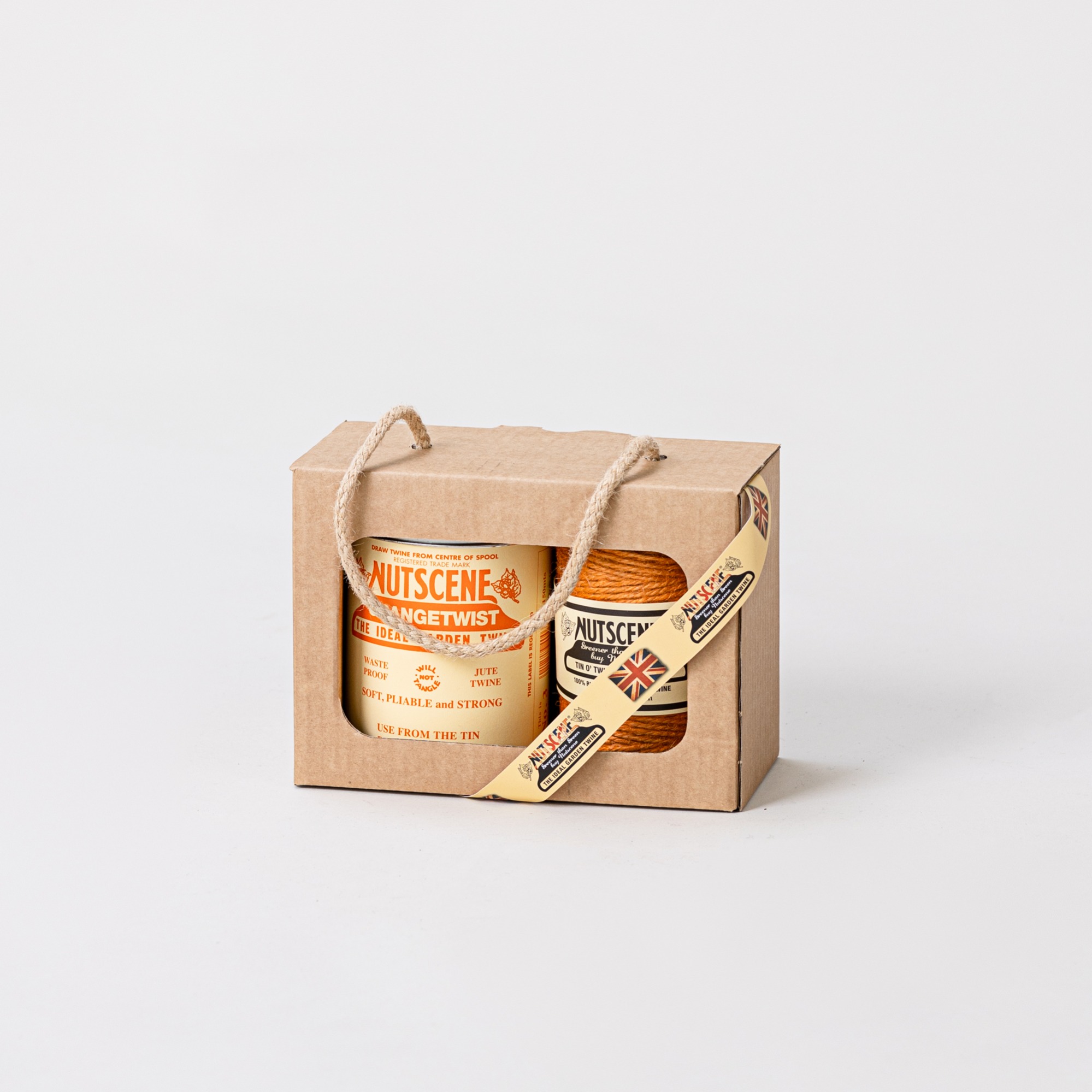 Nutscene Tin of Twine Gift Pack - Orange