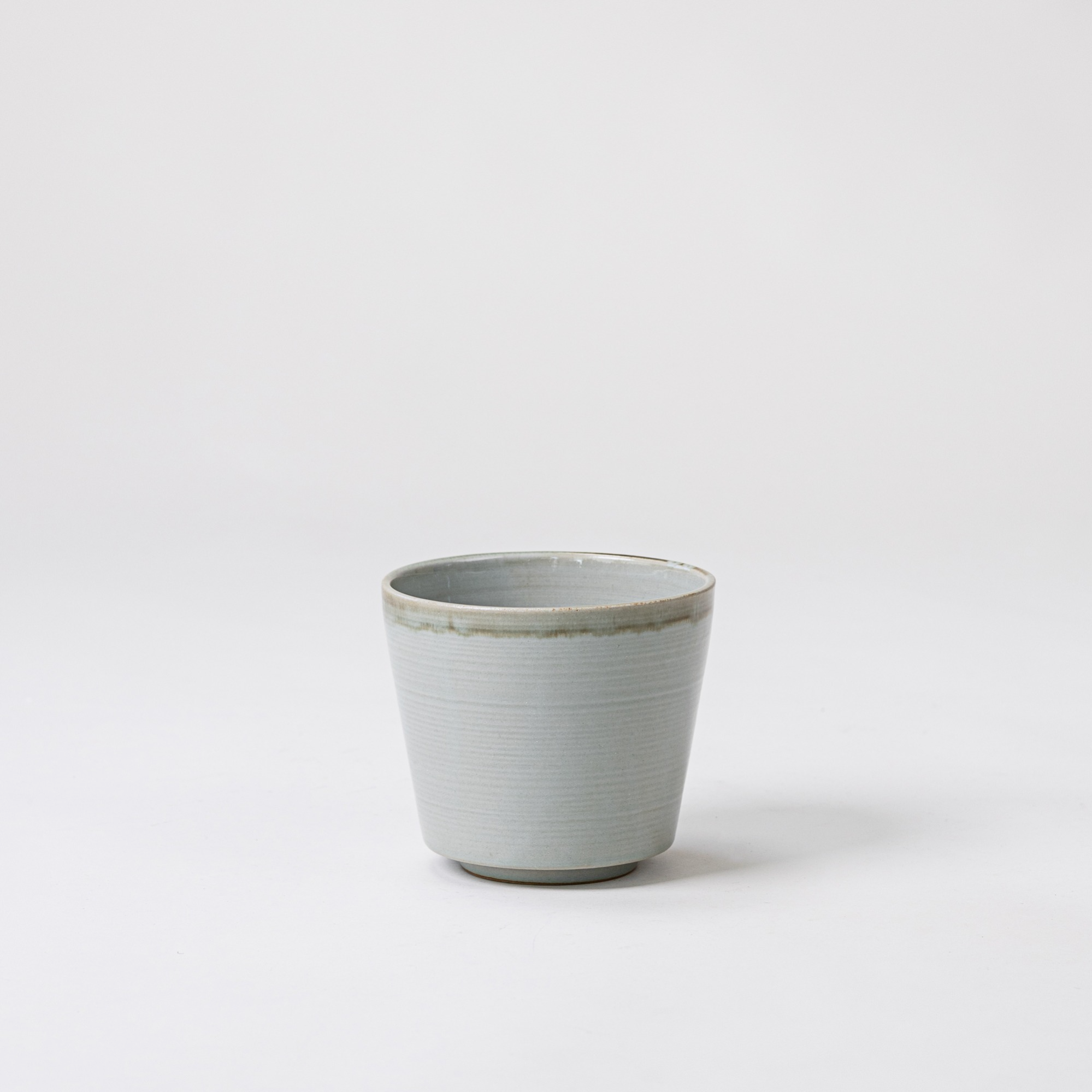 Hübsch Pot Ceramics - Beige / White M