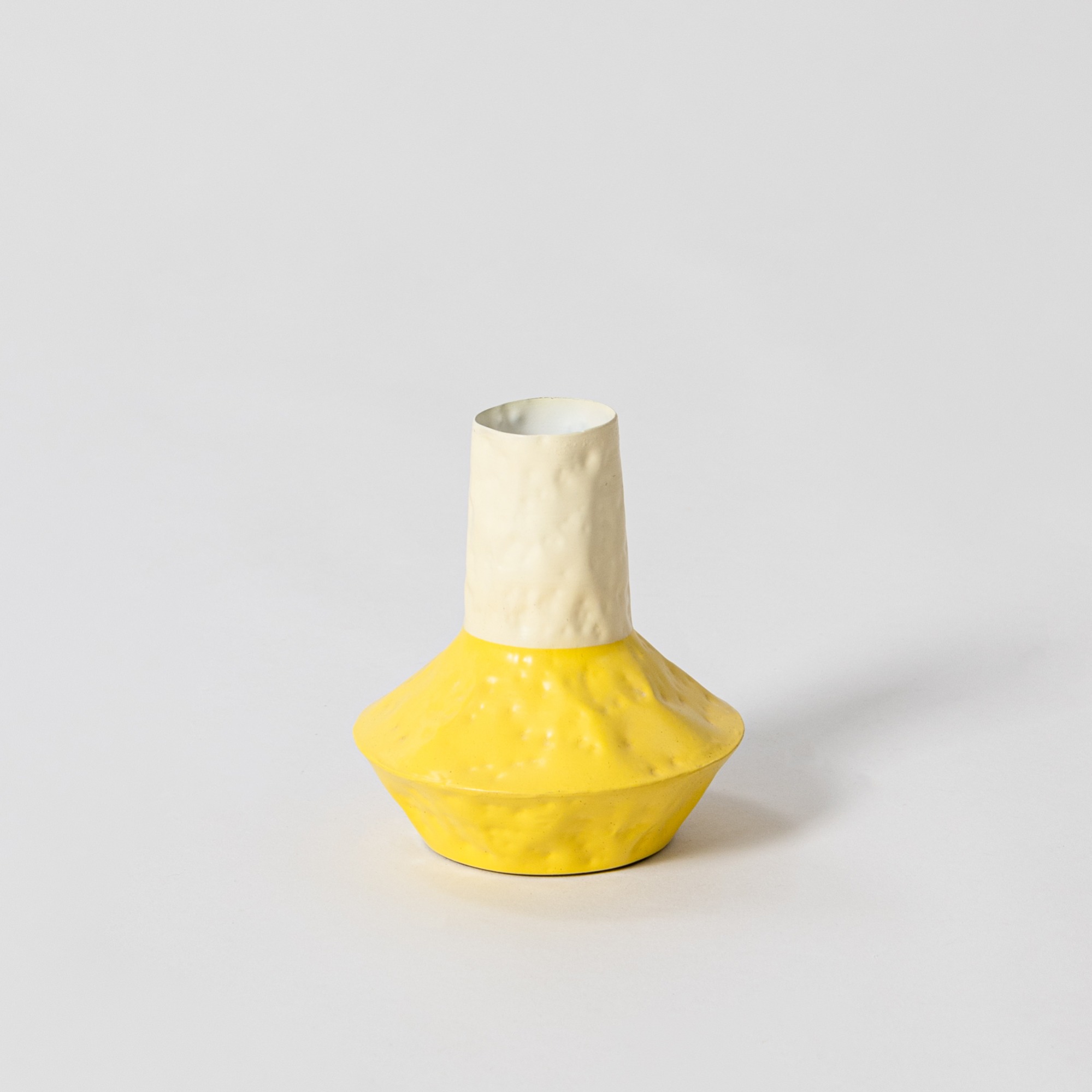 &amp;klevering Vase Origami - Yellow