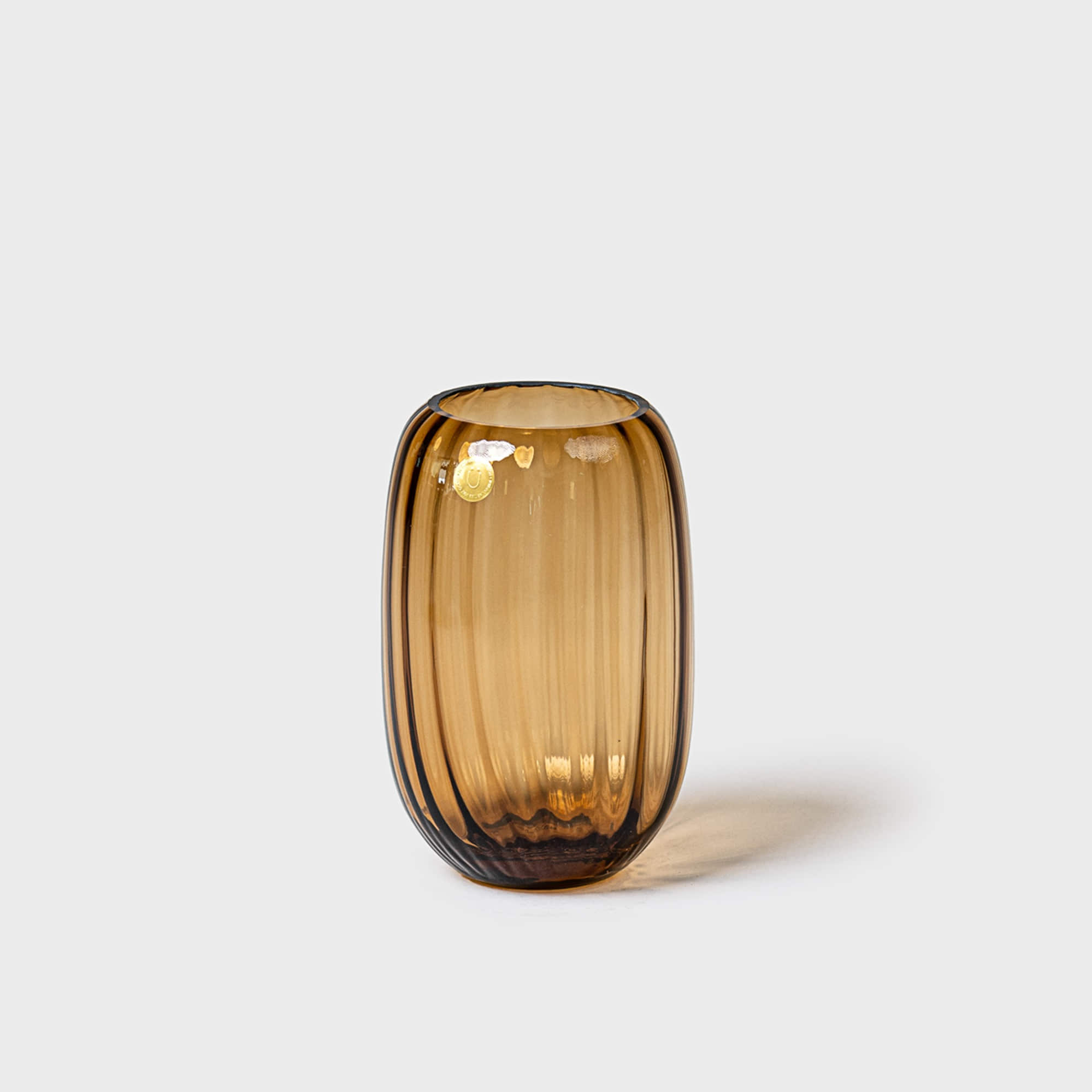 Hübsch Vase Glass - Amber