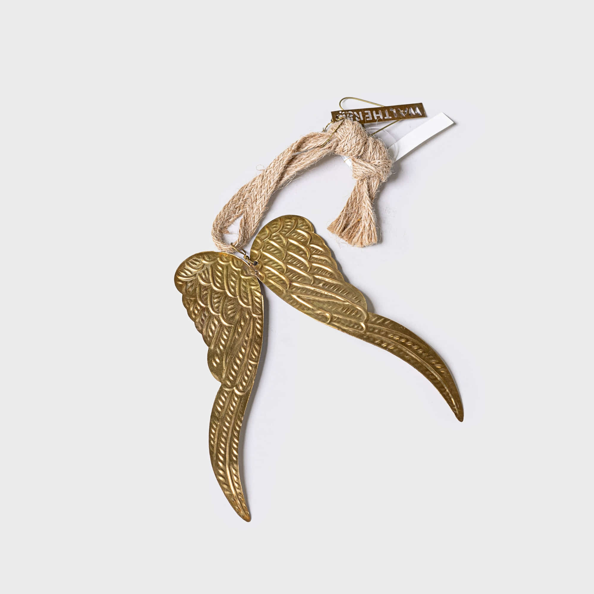 WALTHER&amp;CO Hanging Angel, Wings - Brass