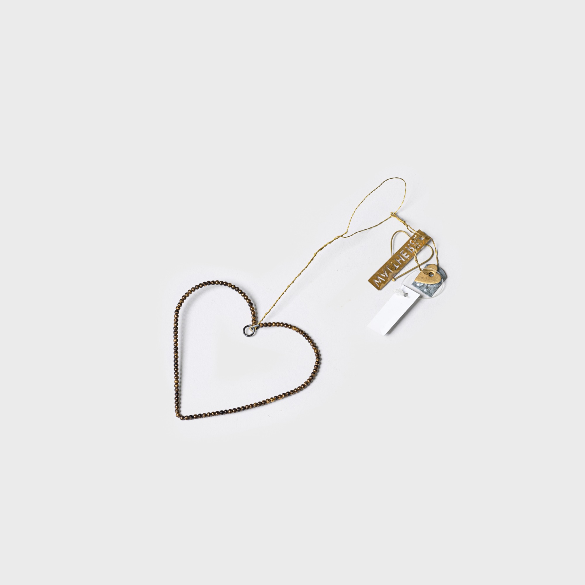 WALTHER&amp;CO Hanging-Heart Gold 10cm