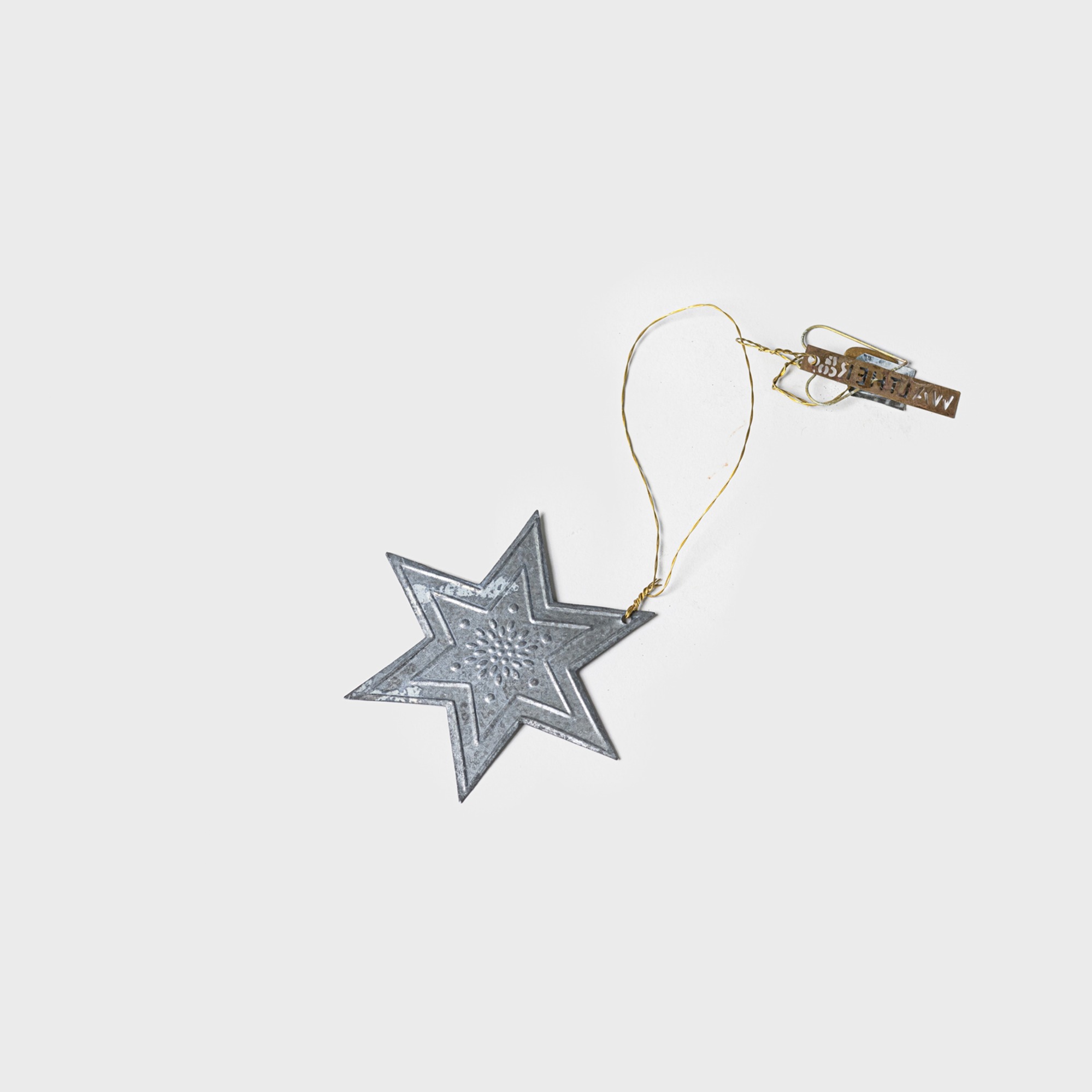 WALTHER&amp;CO Hanging Star, Zinc S