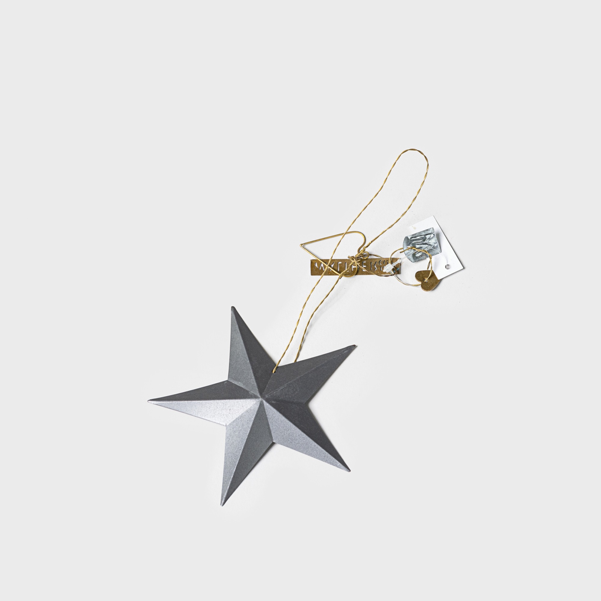 WALTHER&amp;CO Hanging Star, Zinc M