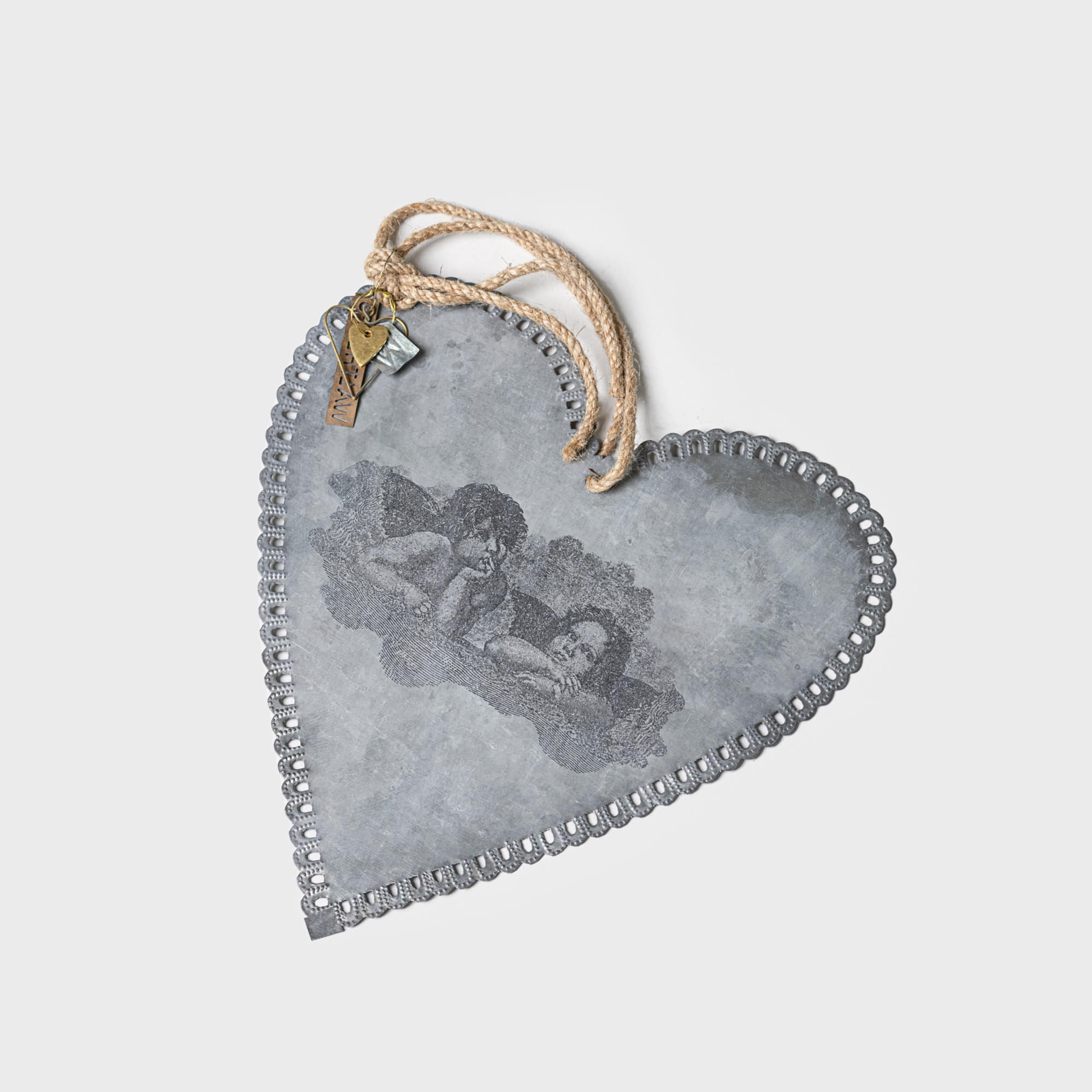WALTHER&amp;CO Hanging Heart, Lace Heart