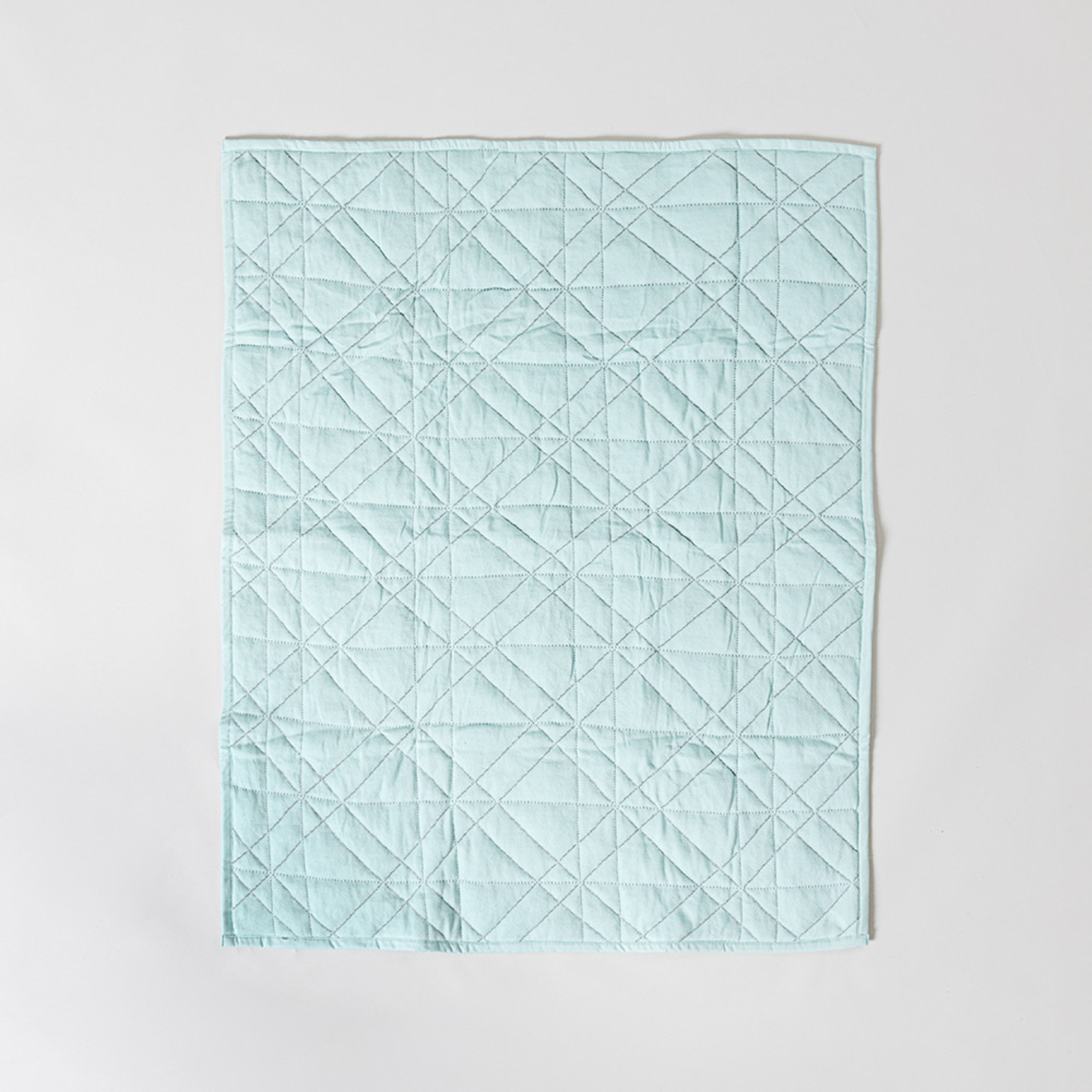 Kanodia QUILTED THROW - SKYBLUE