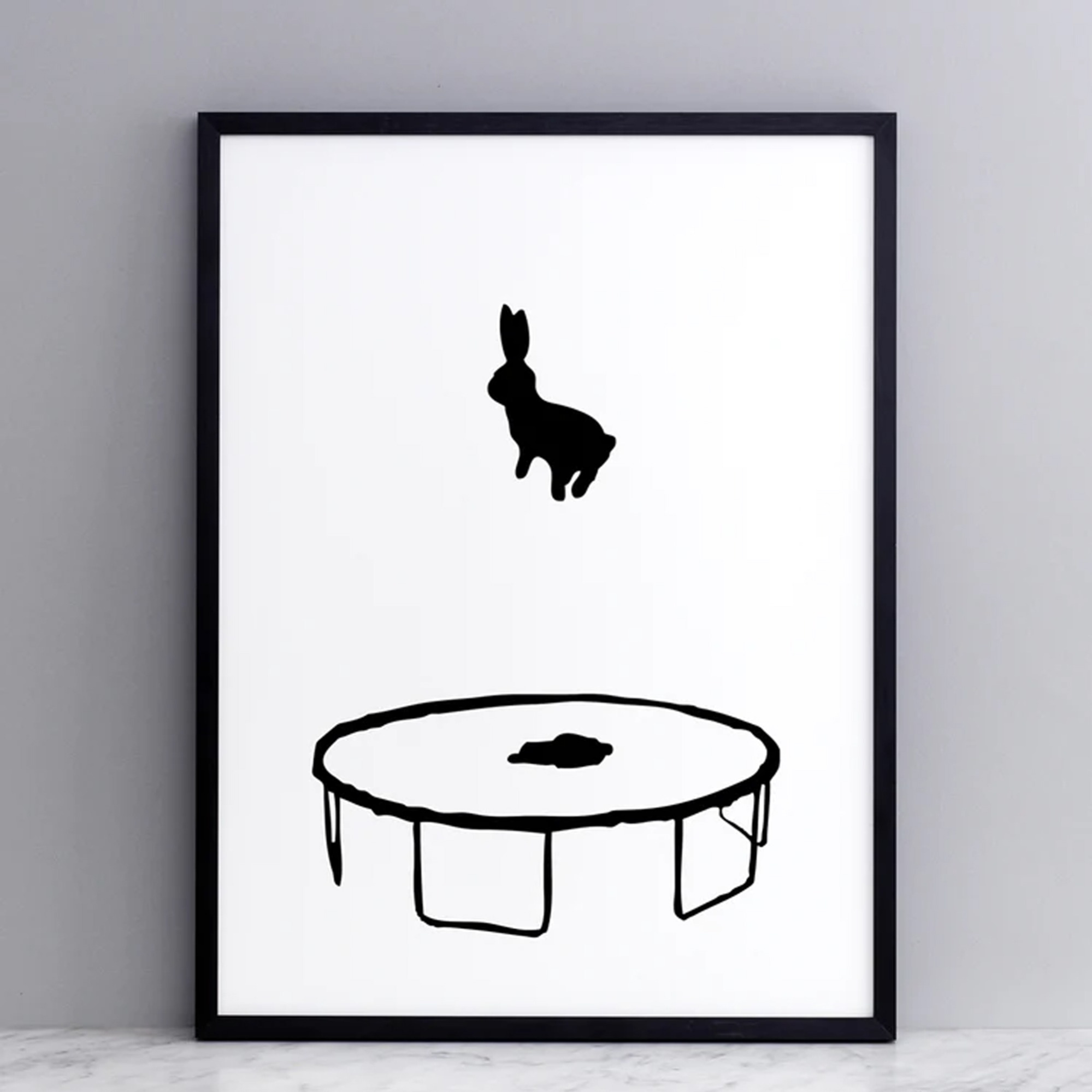 HAM Bouncing Rabbit Print