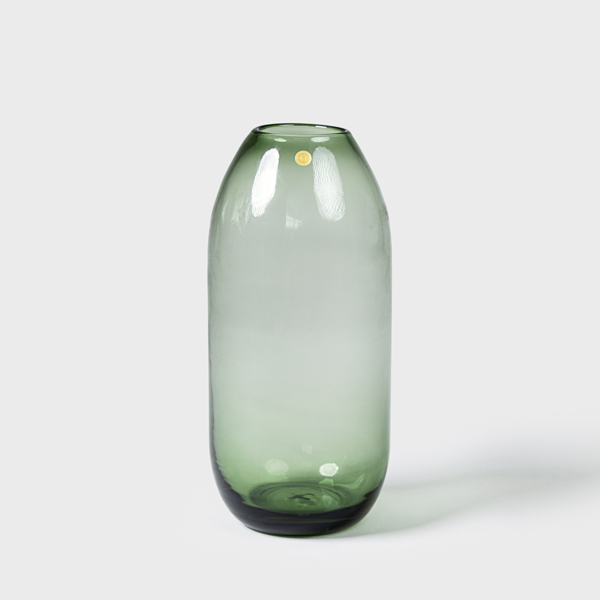 Hübsch Green Glass Vase L