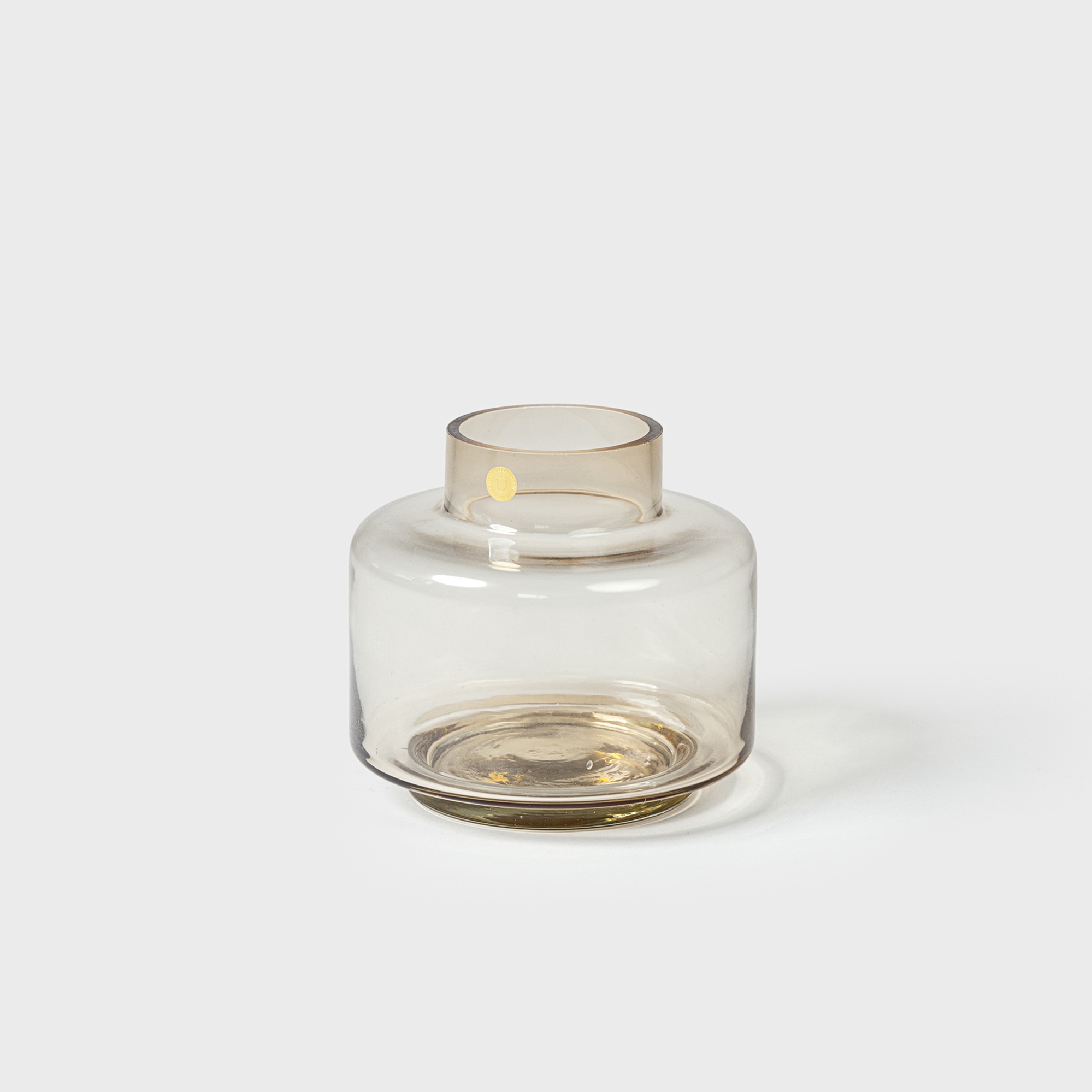 Hübsch Vase Glass Amber h.18