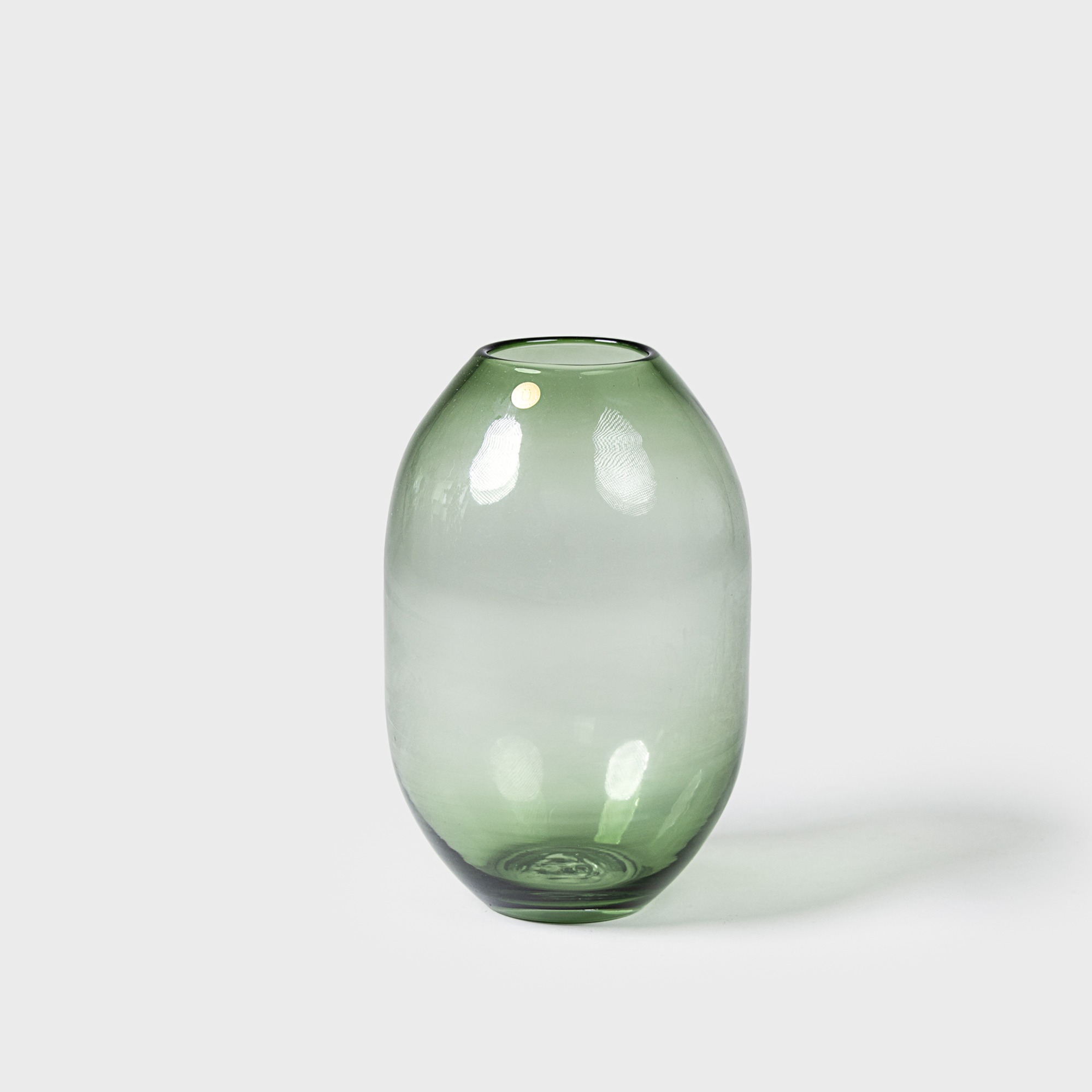 Hübsch Green Glass Vase S