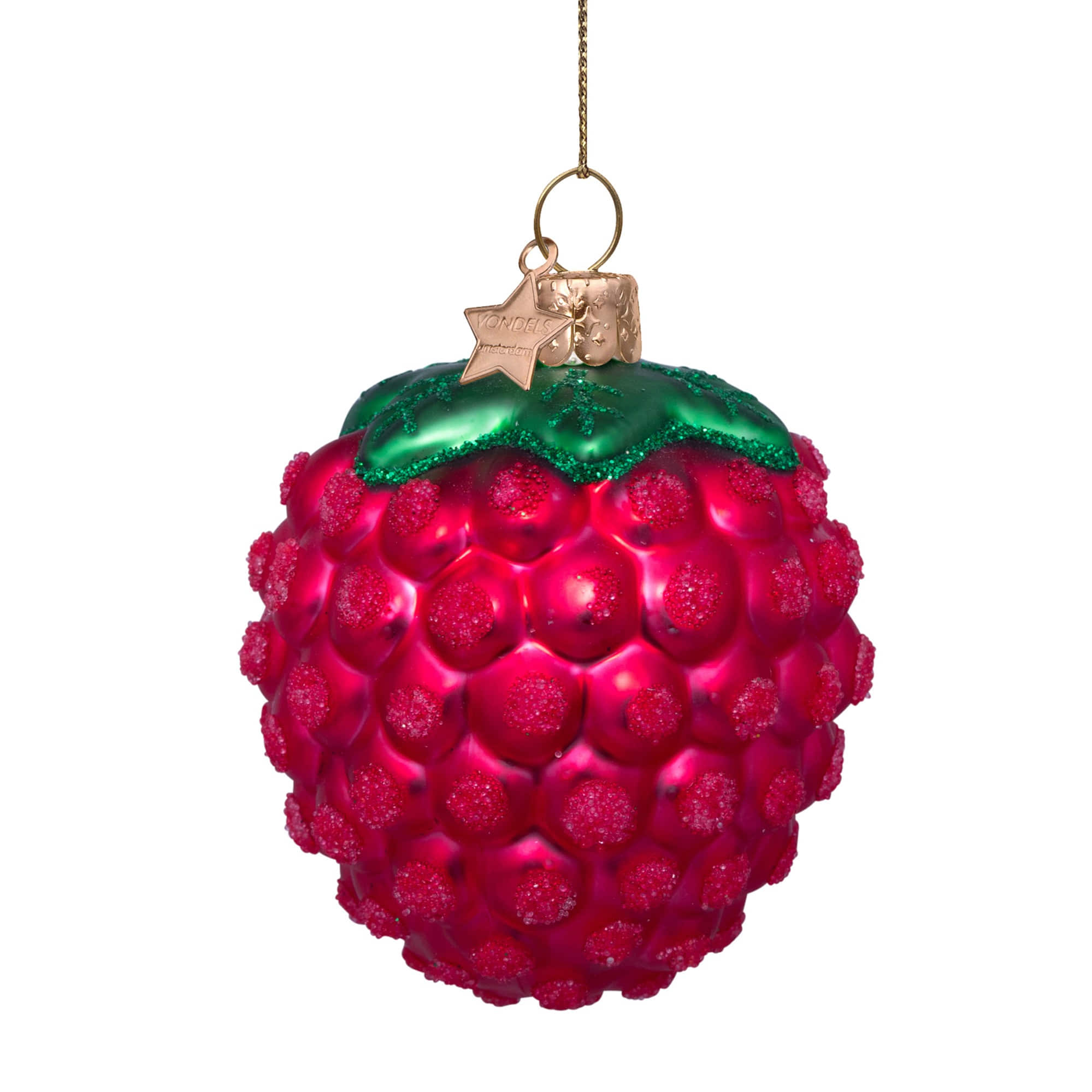 VONDELS Ornament Glass Rasberry