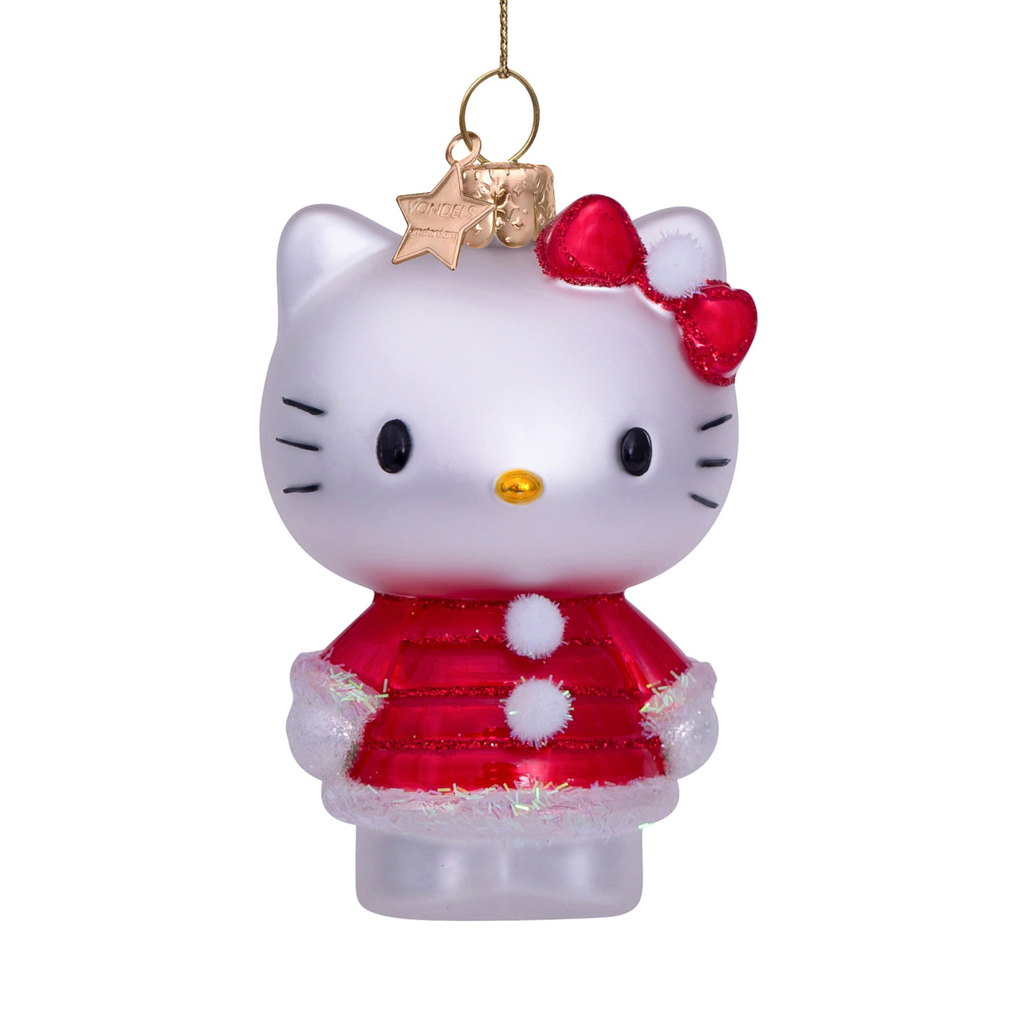 VONDELS Ornament Glass Hello Kitty Xmas Dress