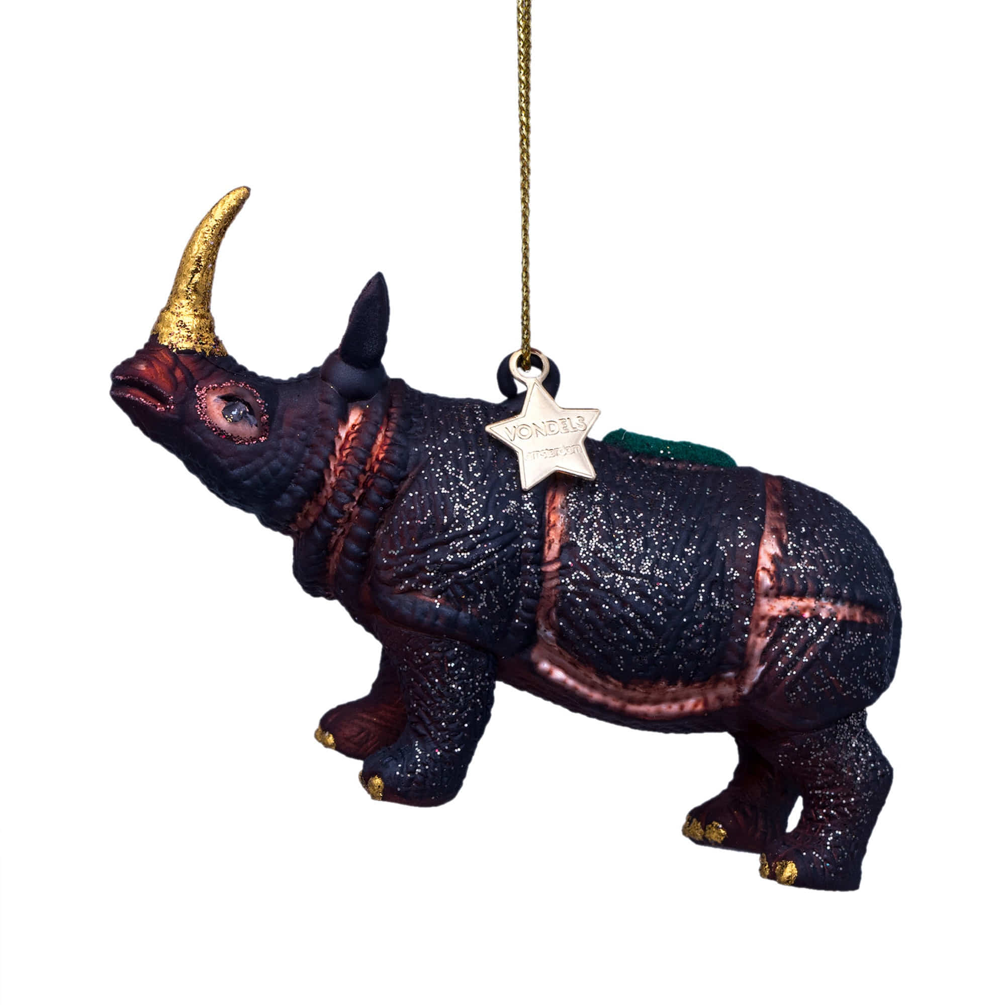 VONDELS Ornament Glass Dwarf Rhino Moooi