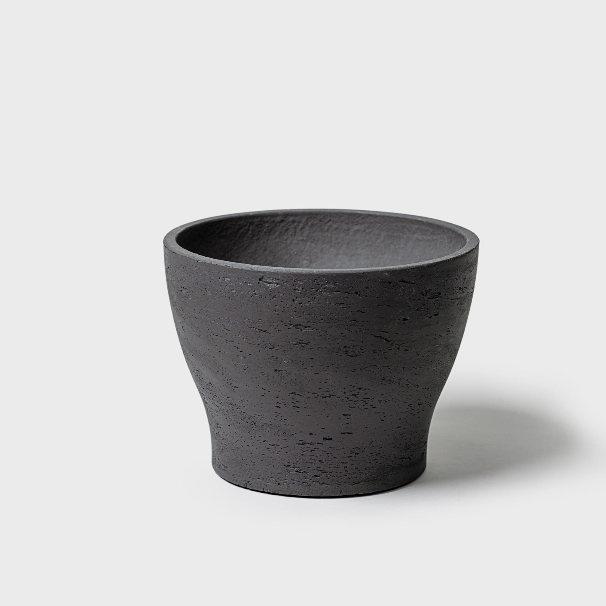 HÜBSCH Pot Ceramics Black L
