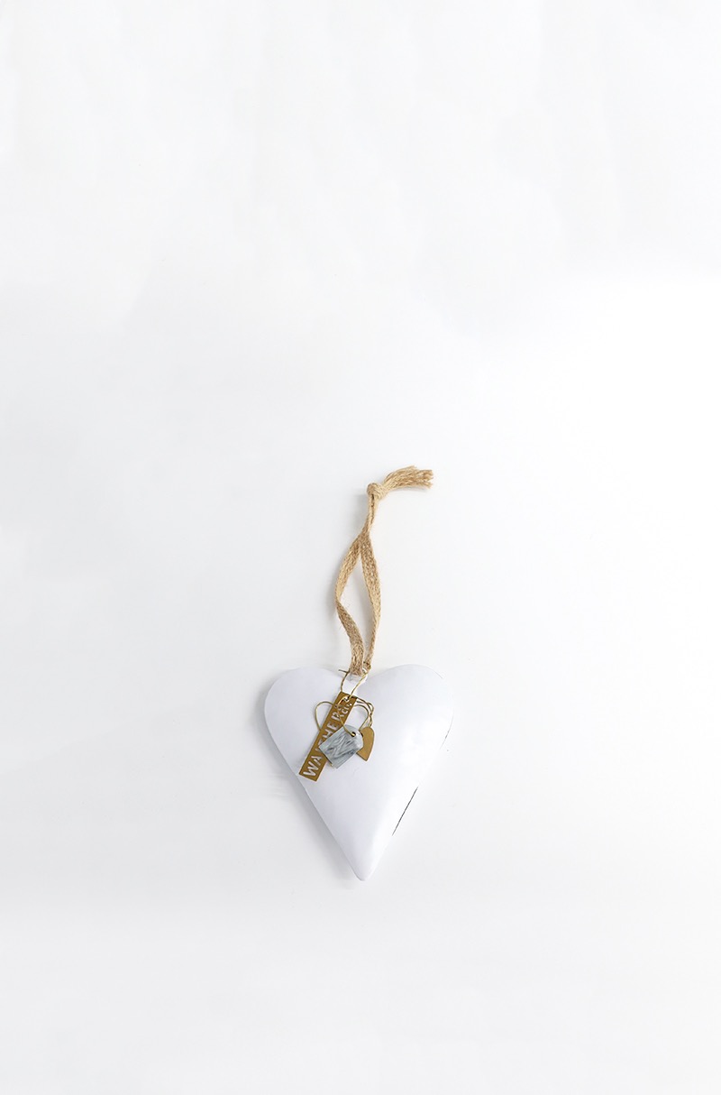 WALTHER&amp;CO 3-D Heart, white